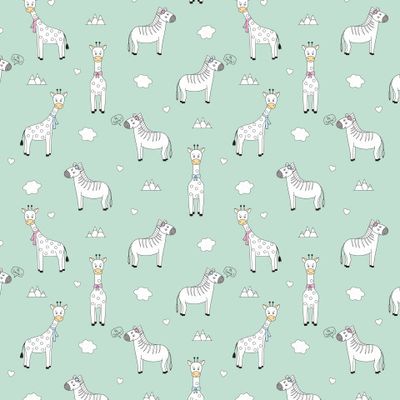 Зебра и Жирафик