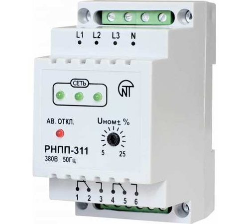 Реле напряжения РНПП-311 3ф НовАтек-Электро 3425600311 130661