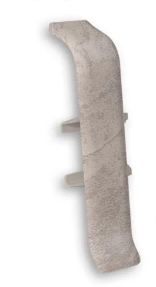 Соединитель для плинтуса 55мм "Деконика", 549 Лофт светло-бежевый