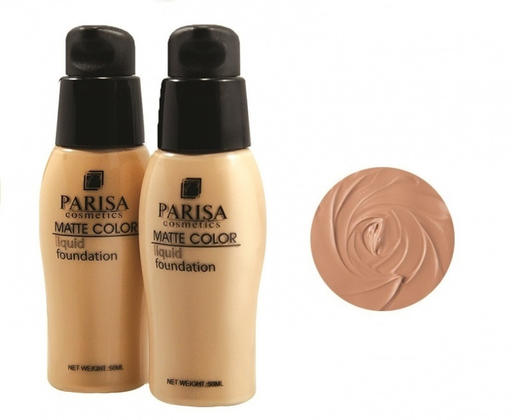 Parisa Крем тональный Matte Color Foundation, F-06, матирующий, тон №06, 30 мл