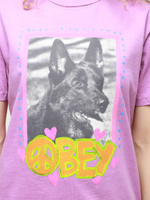 Женская Футболка Obey Love Dog