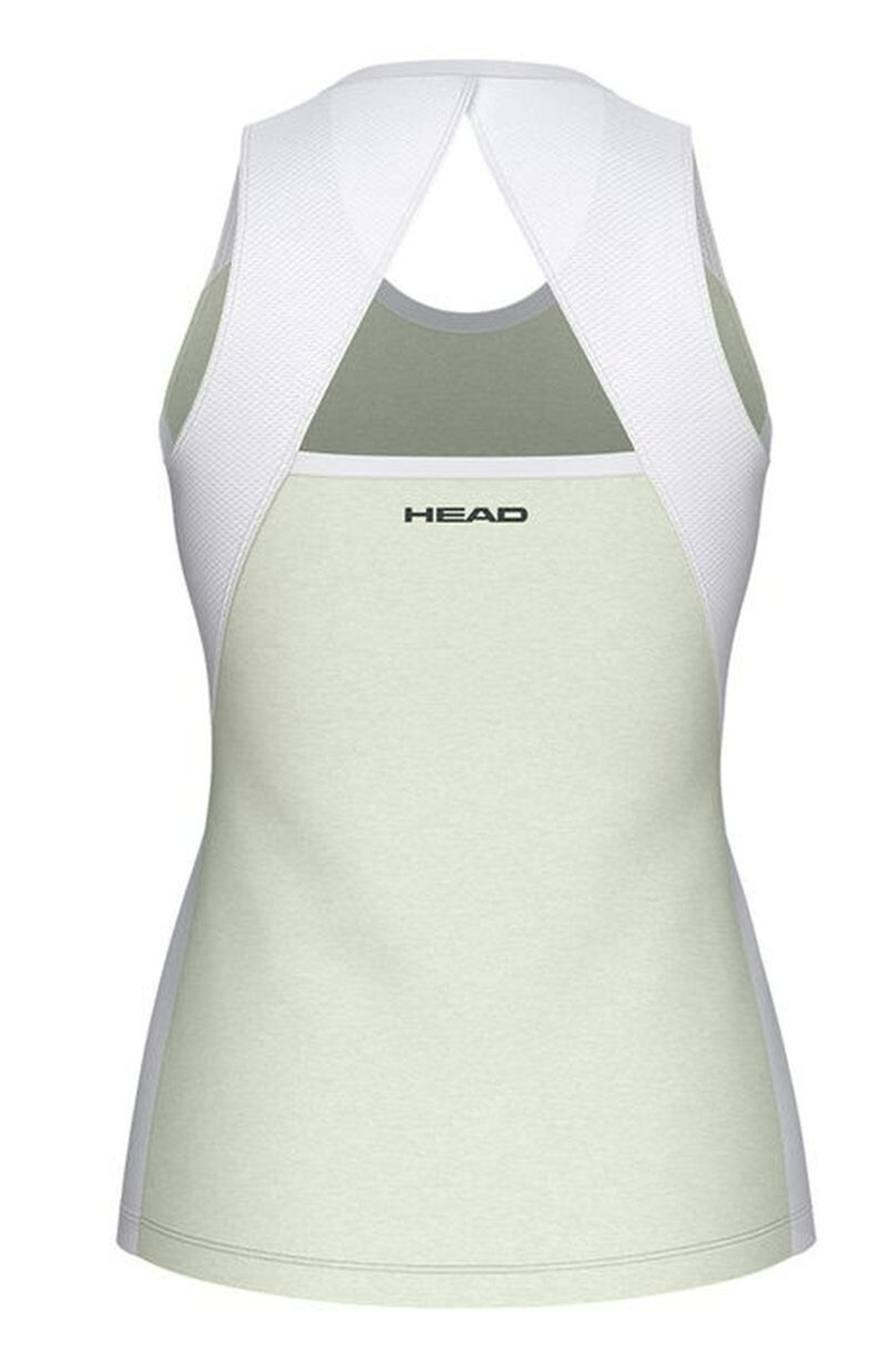 Женский топ теннисный Head Play Tech Tank - citrus green