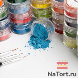 Краситель пыльца цветочная «Небесно-голубой» 4 гр