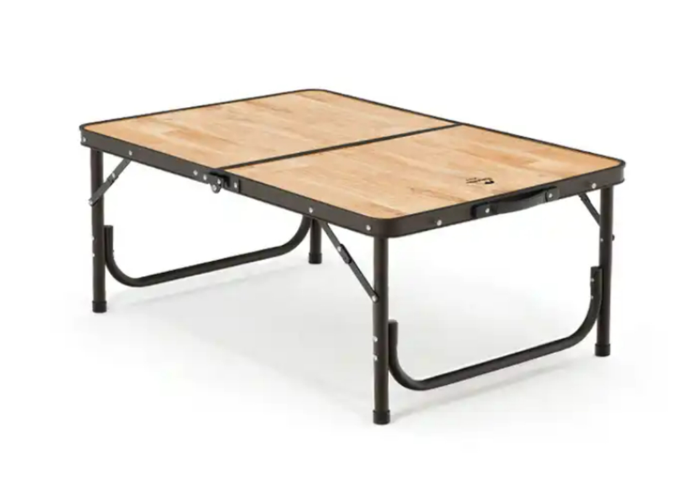 Стол туристический Naturehike алюминиевый, 90х60х37 см, складной, коричневый