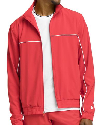 Мужская теннисная кофта Wilson Team Woven Colorblock - infrared