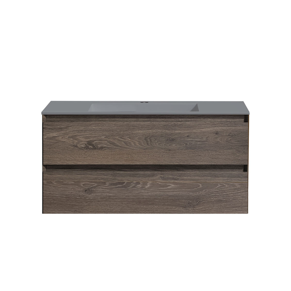 База под раковину Luka 1000 подвесная, 2 выкатных ящика soft-close, R.Oak, , шт