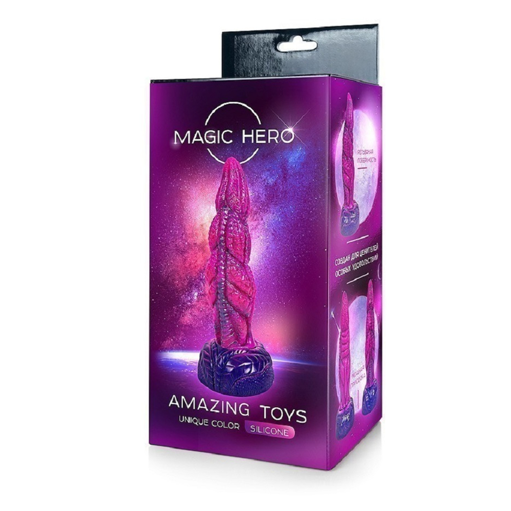 Фаллоимитатор с присоской Magic Hero разноцветный 20,5 см