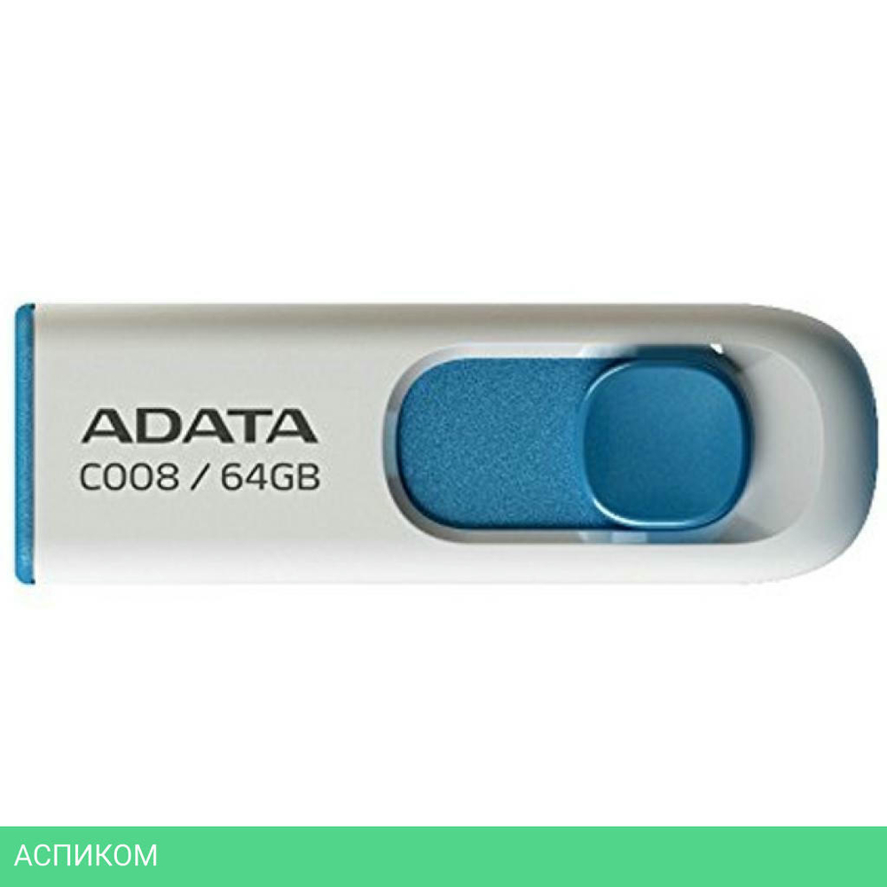 USB Flash-накопитель A-Data AC008-64G-RWE 64GB