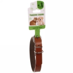 Ошейник для собак из искусственной кожи «Стильный БРО», цвет коричневый, 2*48см (бирка)