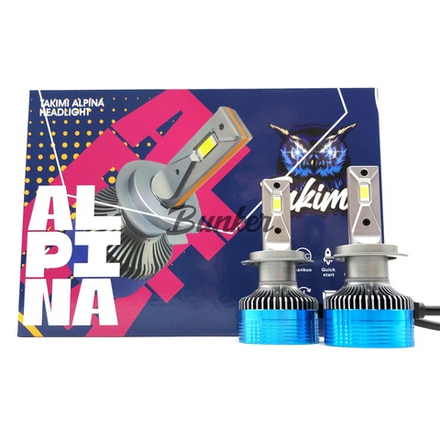 Светодиодные автомобильные LED лампы TaKiMi Alpina H7 5500K 12V