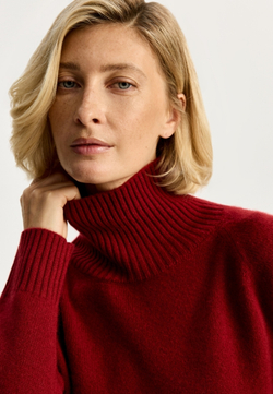 Свитер из кашемира с высоким воротом