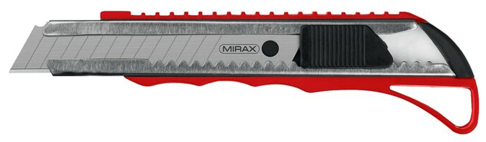 Нож канцелярский с автостопом, сегмент лезвия 18 мм MIRAX 09127