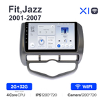 Teyes X1 9"для Honda Fit, Jazz 2001-2007