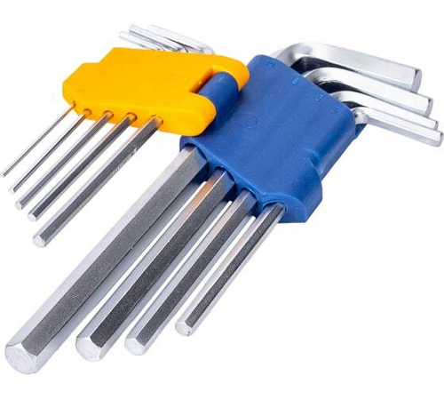 Ключи имбусовые шестигранные, 9шт Kraft