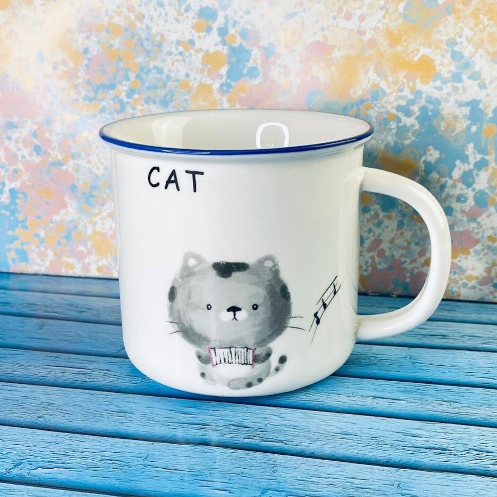 Lenardi 315-013 Кружка 400мл в под.уп.(х48)Фарфор