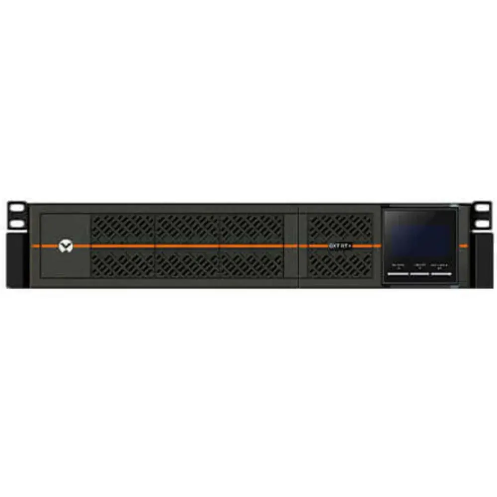 Vertiv™ Liebert® GXT RT+ UPS 3kVA input plug IEC60320 C20 2U output – 230V output socket groups (6)C13 (1)C19