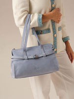 Замшевая сумка DBR Rumi mini 31400 туманно-голубой