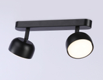 Светильник накладной TN71012/2 BK черный GX53/2 max 12W 260*80*90