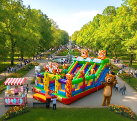 Надувные аттракционы как бизнес: вложения от 500 000 ₽ и окупаемость за сезон: бизнес-план с реальными цифрами