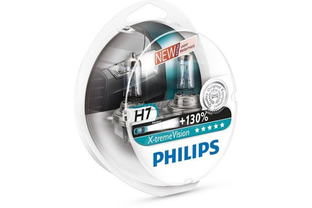Галогеновые лампы Philips Vision +60% H7,12V