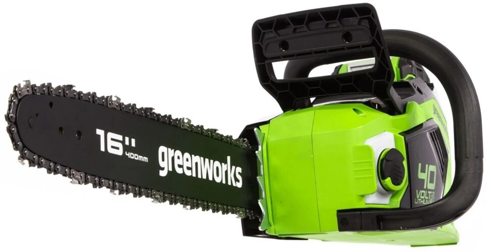 Пила цепная аккумуляторная GREENWORKS GD40CS18K4 40V, бесщеточная 2005807UB
