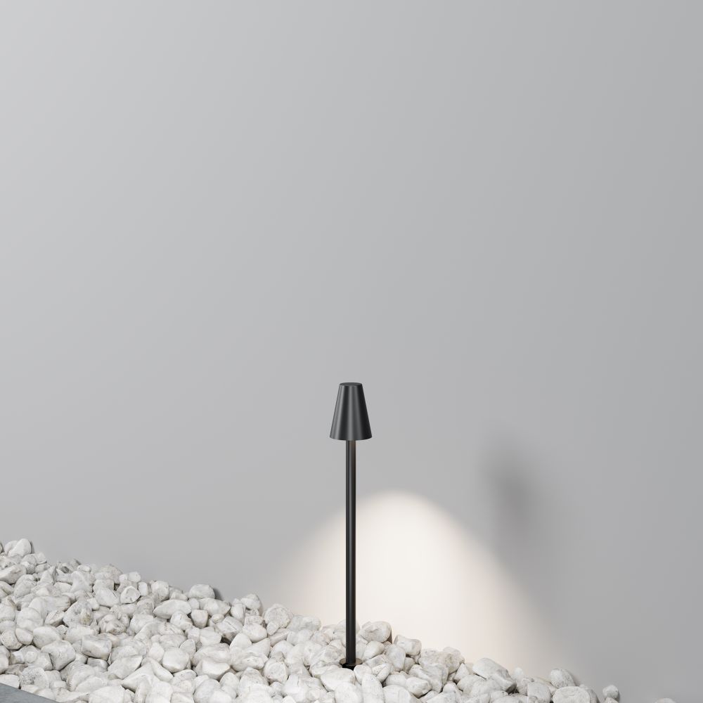 Уличный грунтовый светодиодный светильник Maytoni   O504FL-L1B3K