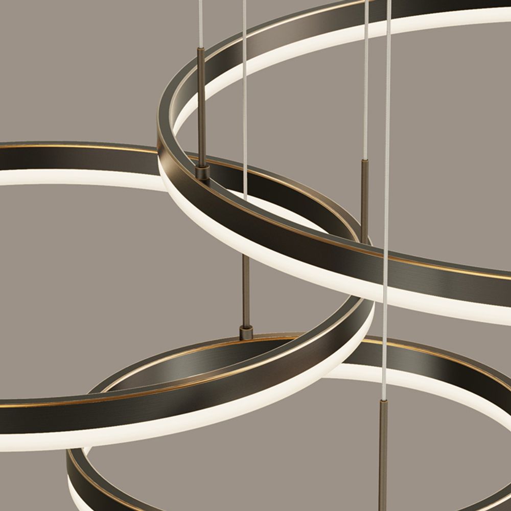 Подвесная Люстра Cruise Black Lux D40+60+80+100+120 By Imperiumloft