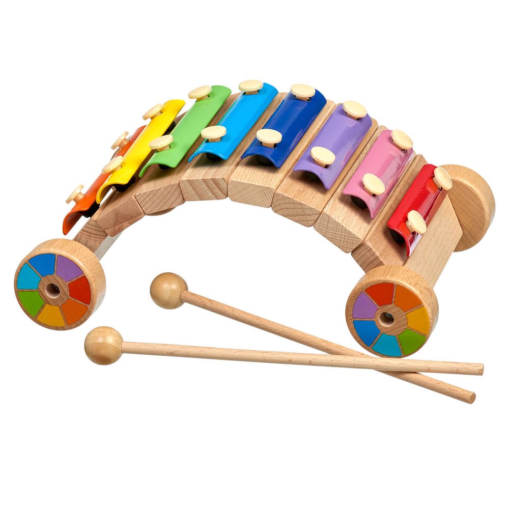Ксилофон-каталка &quot;Радуга&quot; LUCY&amp;LEO Rainbow Rolling Xylophone