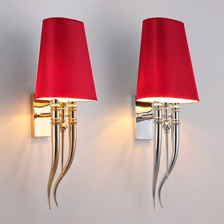 Wall design lamp  Brunilde by Ipe Cavalli H52 (Red)