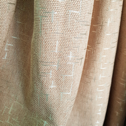 Блэкаут рогожка "Штрихи" бежевая оптом. Ш-280 см. Арт. 14R