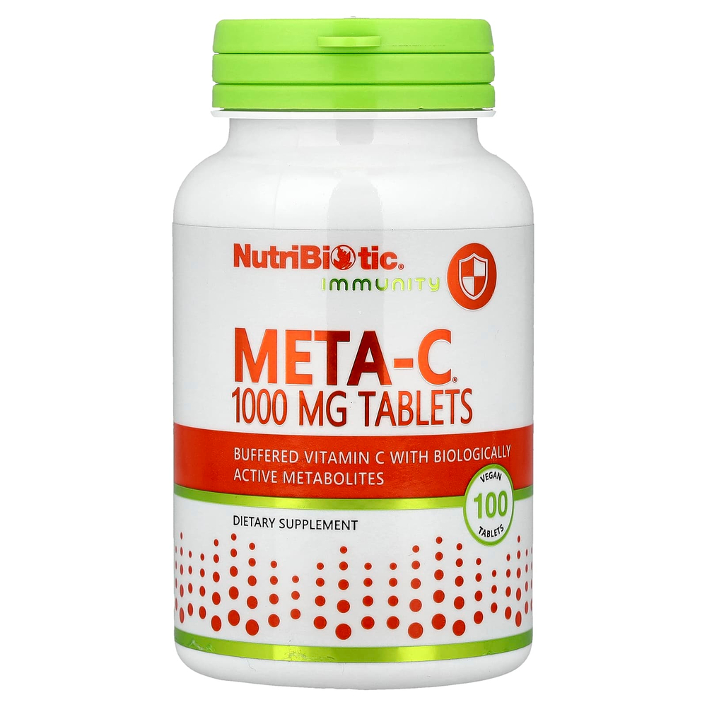 NutriBiotic, Immunity, Meta-C®, 100 растительных таблеток