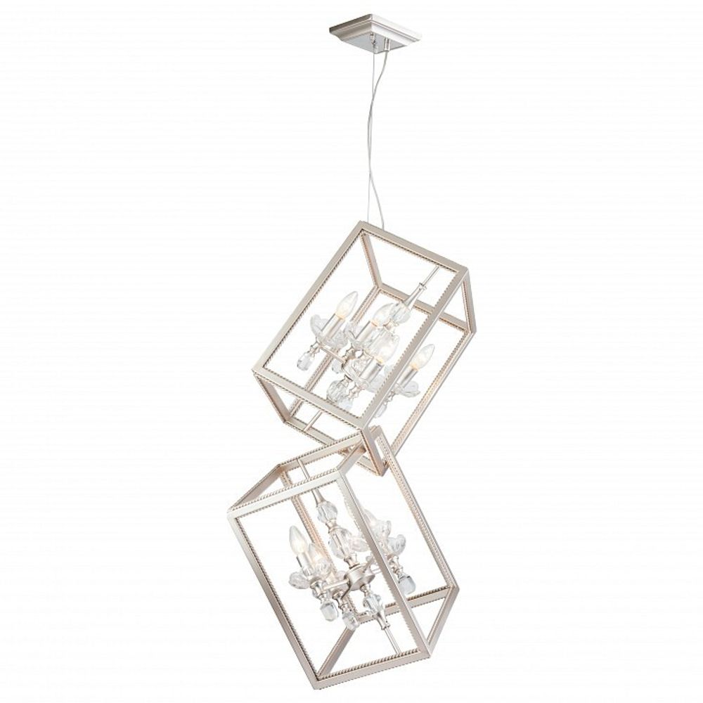 Подвесная люстра Lucia Tucci Inessa INESSA 3850.8 silver