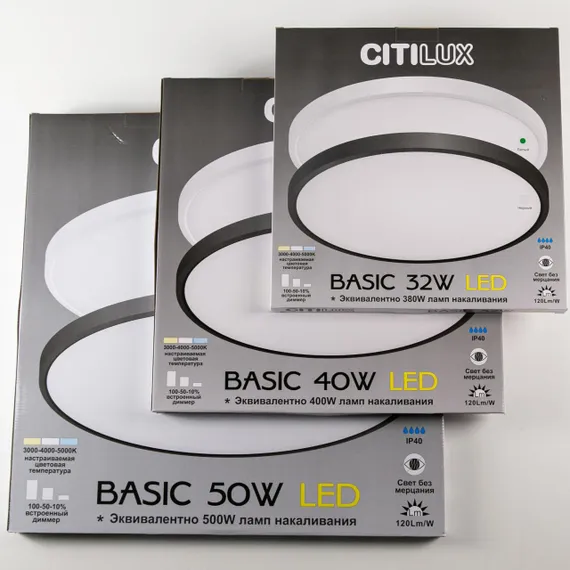CL738320V Бейсик Белый Св-к Накл. LED 32W*Мульти