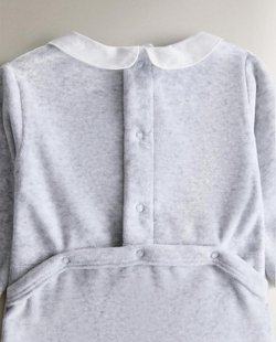 ZARA HOME ДЕТСКИЙ КОМБИНЕЗОН С ПРИНТОМ, СЕРЫЙ