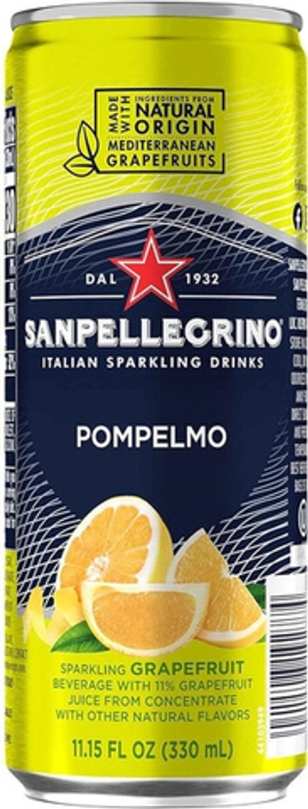 Газированный напиток Сан Пеллегрино Грейпфрут / San Pellegrino Pompelmo 0.33 - банка