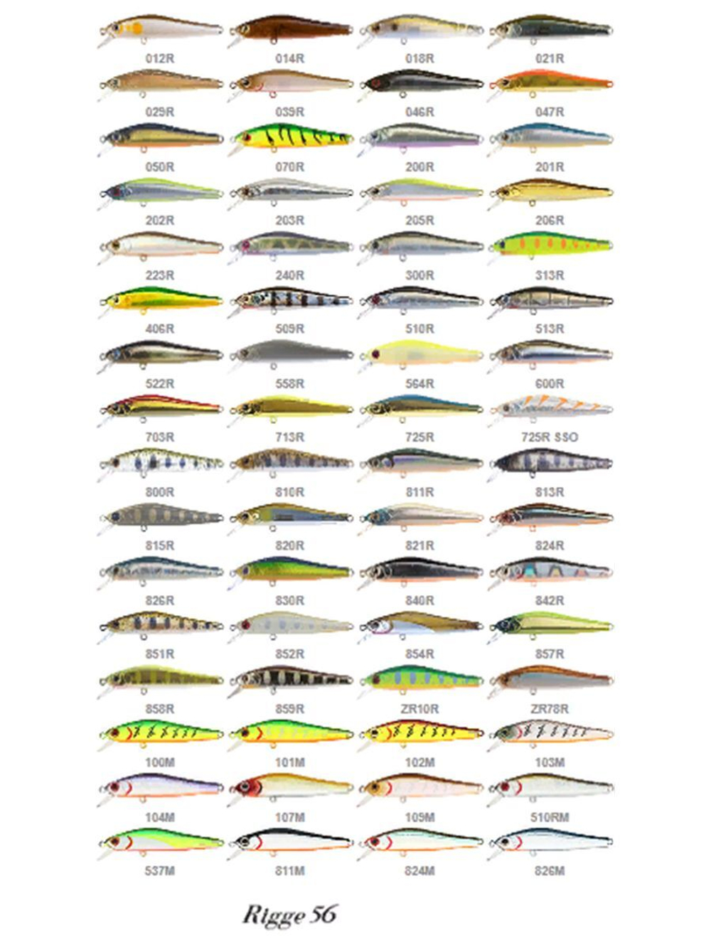 Воблер для рыбалки ZIPBAITS Rigge SP ZB-R-56SP, 56мм, 3.1гр., заглубление 0.5-1.0м., цвет 104M, суспендер