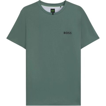 Мужская теннисная футболка BOSS TOC - open green