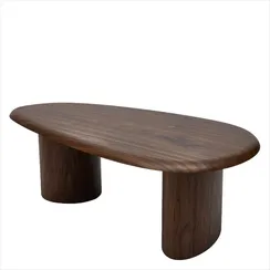 Кофейный стол Tatlin 105х26 см, шпон ореха