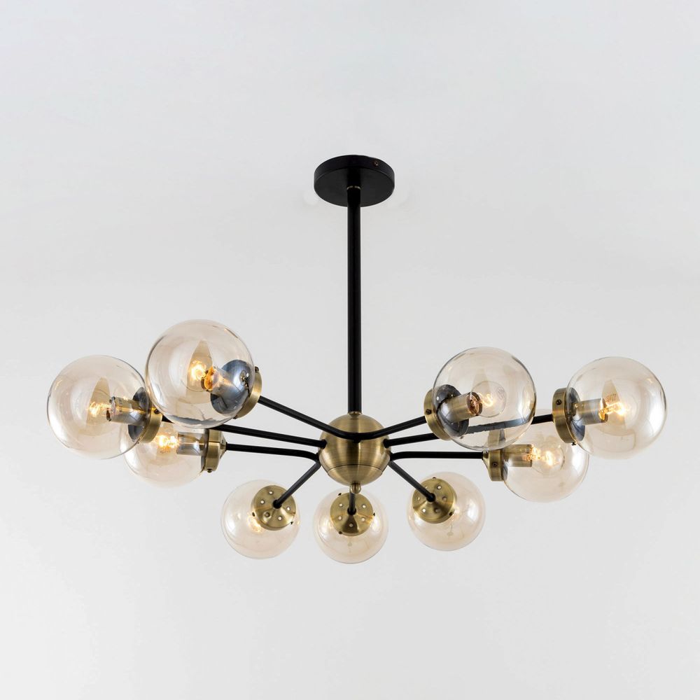 Citilux Планета CL105295 Люстра на штанге Бронза