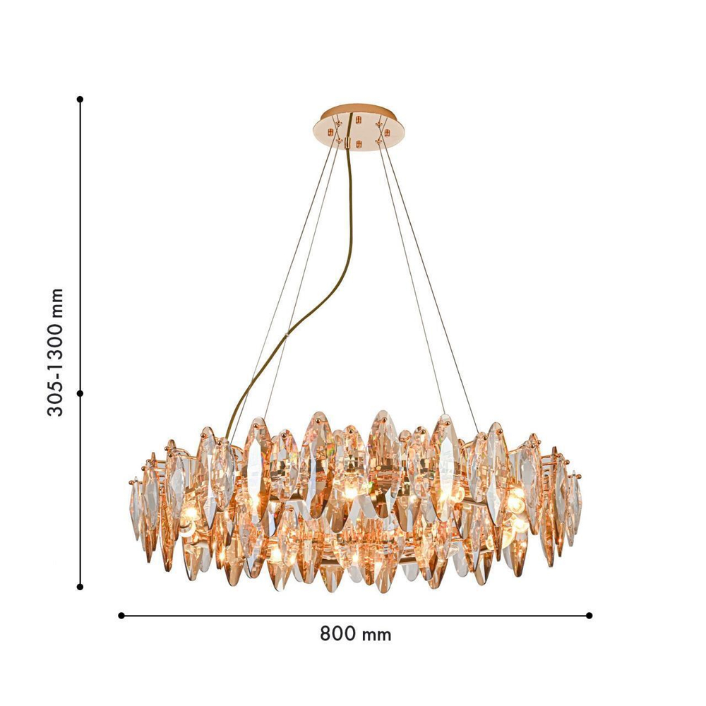 Подвесная люстра Favourite Glans 4719-12P