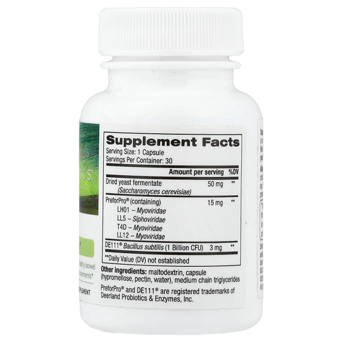 Econugenics, PowerBiotic, 30 вегетарианских капсул