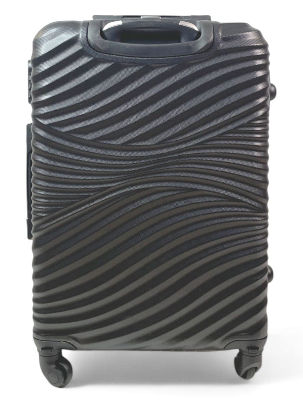 Средний чемодан Bon-Voyage Model Wave ABS, Черный, M