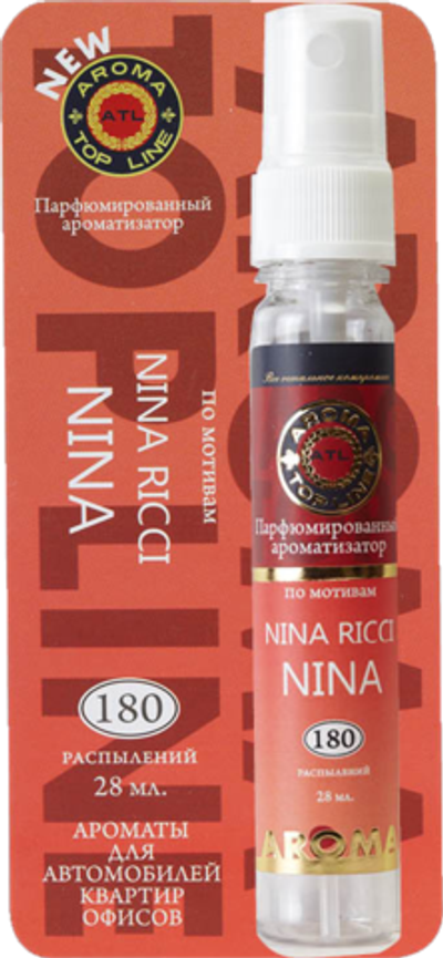 Ароматизатор воздуха жидкий (спрей) AROMA TOP LINE №12 NINA
