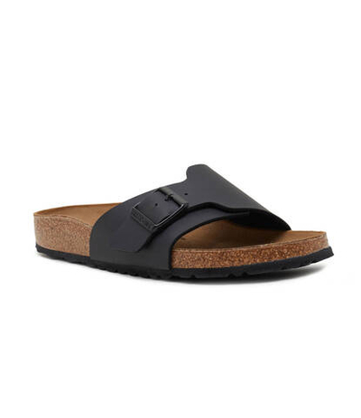 Шлепанцы кожаные catalina bf Birkenstock - черный(1026473)
