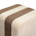 Пуф idar, шенилл, коричнево-бежевый