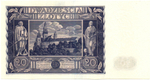 Банкнота Польша 20 злотых 1936 год