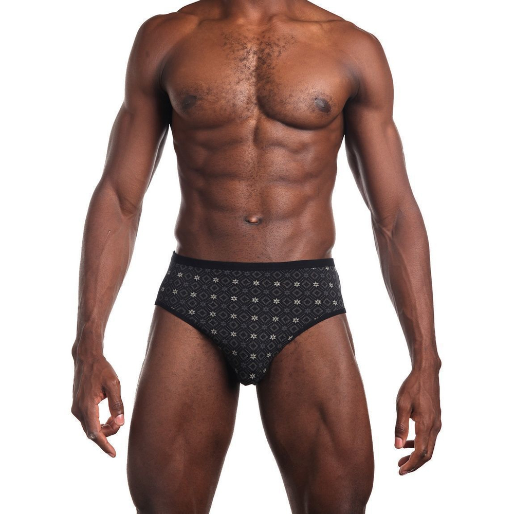 Мужские трусы-слипы из мягкого бамбукового трикотажного полотна (Размер: M) (Цвет: серый)