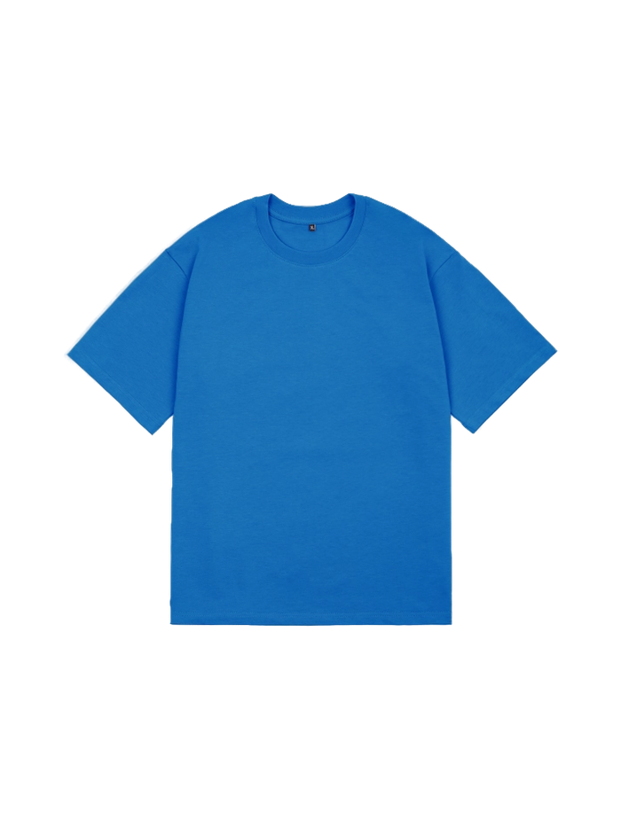 Футболка оверсайз (синий) 230 г