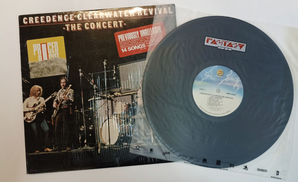 Винтажная виниловая пластинка LP Creedence Clearwater Revival The Royal Albert Hall Concert (USA 1980)