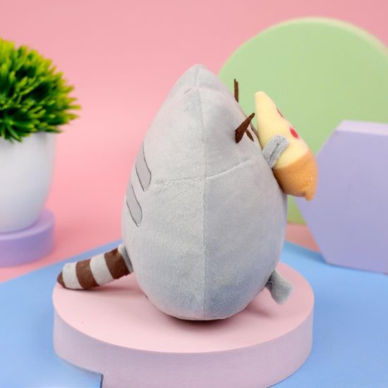 Мягкая игрушка "Пушин с пиццей", 15 см